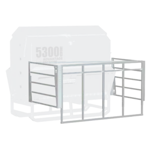 Advantage Feeders Calf Creep Gate (Wide) fitted to a 5300HD grain feeder